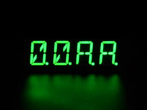 Adafruit 0.54" Quad Alphanumeric FeatherWing Display - Green