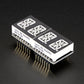 Adafruit 0.54" Quad Alphanumeric FeatherWing Display - Red