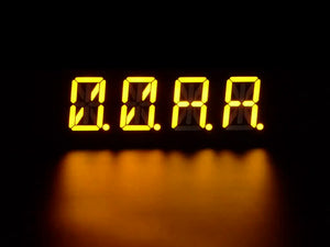 Adafruit 0.54" Quad Alphanumeric FeatherWing Display - Yellow