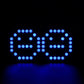 Adafruit 0.8" 8x16 LED Matrix FeatherWing Display Kit - Blue