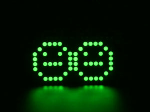 Adafruit 0.8" 8x16 LED Matrix FeatherWing Display Kit - Green
