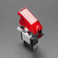 Illuminated Toggle Switch with Cover - Red