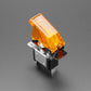 Illuminated Toggle Switch with Cover - Yellow