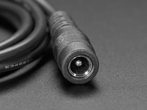 2.1mm Female/Male Barrel Jack Extension Cable - 1.5m / 5 ft