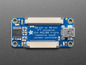 Adafruit TFT 50pin to 40pin + AR1100 Touchscreen Adapter