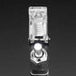Illuminated Toggle Switch with Clear Cover - White LED