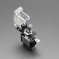 Illuminated Toggle Switch with Clear Cover - White LED