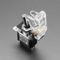 Illuminated Toggle Switch with Clear Cover - White LED