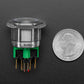Rugged Metal Pushbutton - 22mm 6V RGB Momentary