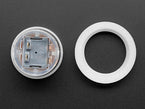 Mini LED Arcade Button - 24mm Translucent Clear