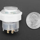Mini LED Arcade Button - 24mm Translucent Clear