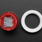 Mini LED Arcade Button - 24mm Translucent Red