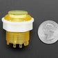 Mini LED Arcade Button - 24mm Translucent Yellow