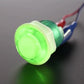 Mini LED Arcade Button - 24mm Translucent Green