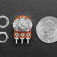 Panel Mount 10K Logarithmic Potentiometer with On-Off Switch