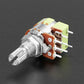 Panel Mount 10K Dual Logarithmic Potentiometer with On-Off Switch