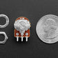 Panel Mount 10K Dual Logarithmic Potentiometer with On-Off Switch
