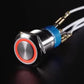 Rugged Metal Pushbuttons On/Off Switch - Various Colors