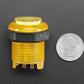 Arcade Button with LED - 30mm Translucent Yellow