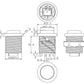 Arcade Button with LED - 30mm Translucent Red