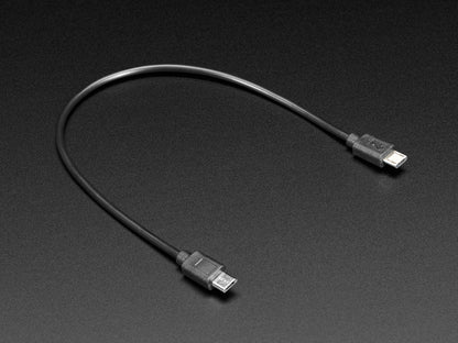 Micro USB to Micro USB OTG Cable - 10-12 inch / 25-30cm