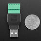 USB-A Male Plug to 5-pin Terminal Block