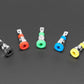 Panel-Mount Banana Jacks 4mm - Pack of 5 Multi-Color