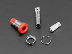 Panel-Mount Banana Jacks 4mm - Pack of 5 Multi-Color