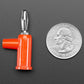 Solder-Free Stackable Banana Plugs 4mm - Pack of 5 Multi-Color