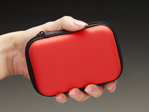 Maker-Friendly Zipper Case - Red