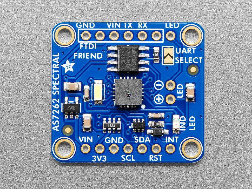 Adafruit AS7262 6-Channel Visible Light / Color Sensor Breakout