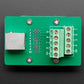 DIN Rail RJ-45 To Terminal Block Adapter - Right Angle Jack