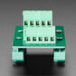 DIN Rail RJ-45 To Terminal Block Adapter - Vertical Jack