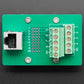 DIN Rail RJ-45 To Terminal Block Adapter - Vertical Jack