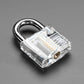 Large Clear Practice Padlock