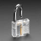 Large Clear Practice Padlock