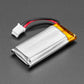 Lithium Ion Polymer Battery - 3.7V 400mAh Ideal For Feathers