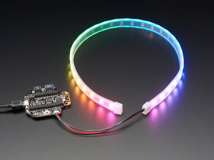 Adafruit NeoPixel LED Strip with 3-pin JST PH Connector - 60 LEDs/meter - 0.5 Meter