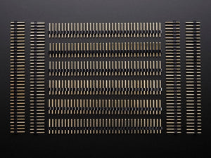 Break-away 0.1" 36-pin Strip Male Header - Black - 10 Pack