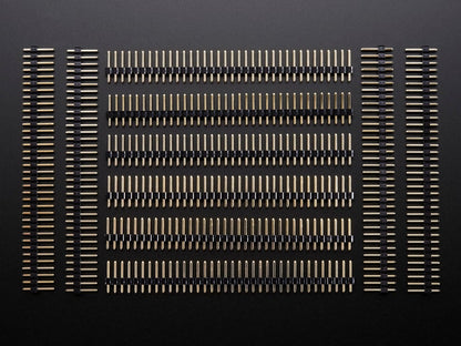 Break-away 0.1" 36-pin Strip Male Header - Black - 10 Pack