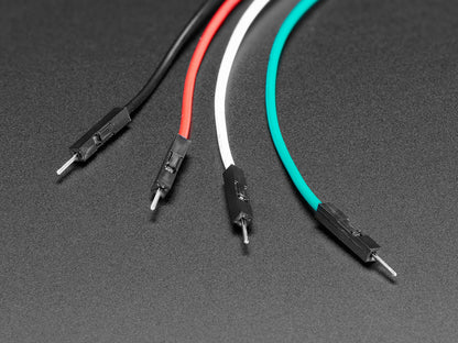 JST PH 2mm 4-Pin to Male Header Cable - I2C STEMMA Cable - 200mm