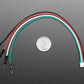 JST PH 2mm 4-Pin to Male Header Cable - I2C STEMMA Cable - 200mm