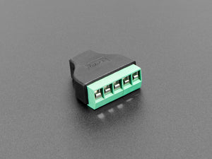 USB Mini B Female Socket to 5-pin Terminal Block