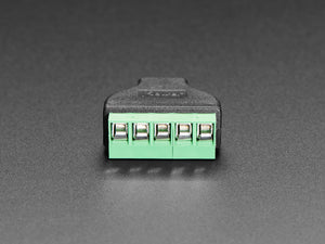 USB Micro B Male Plug to 5-pin Terminal Block Adapter
