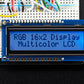 RGB Backlight Positive LCD 16x2 - Black on RGB