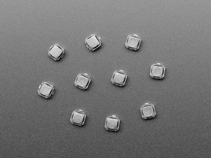 Mini Soft Touch Push-button Switches (6mm square) - 10 Pack