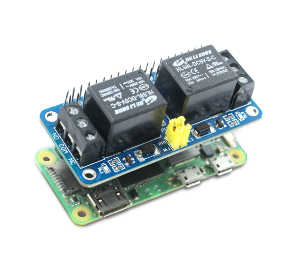 Zero Relay - 2 Channel 5V Relay Board for Raspberry Pi