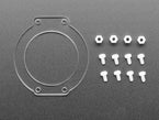 Clear Acrylic Lens Holder + Hardware Kit for HalloWing