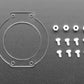 Clear Acrylic Lens Holder + Hardware Kit for HalloWing