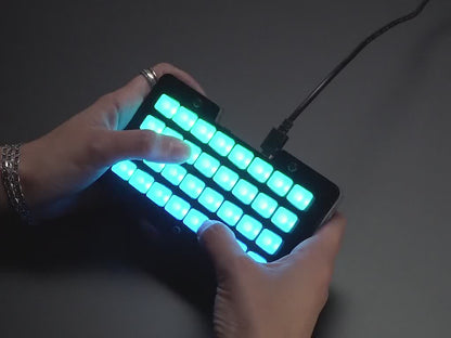 Adafruit NeoTrellis M4 with Enclosure and Buttons Kit Pack